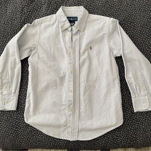 Ralph Lauren- Boy’s long sleeve, button-down shirt.